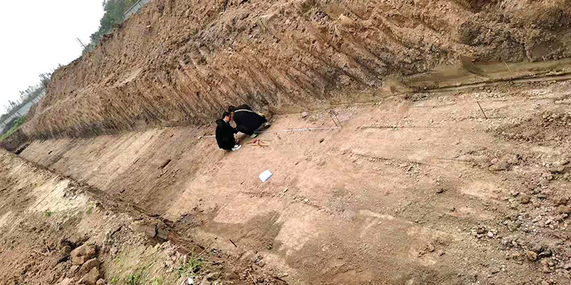 eBET易博工业园制品堆场龙门吊基础开挖