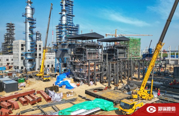 直击一线！eBET易博针状焦余热锅炉项目建设周全提速